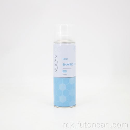 Празна лименка со аеросол со пена за бричење